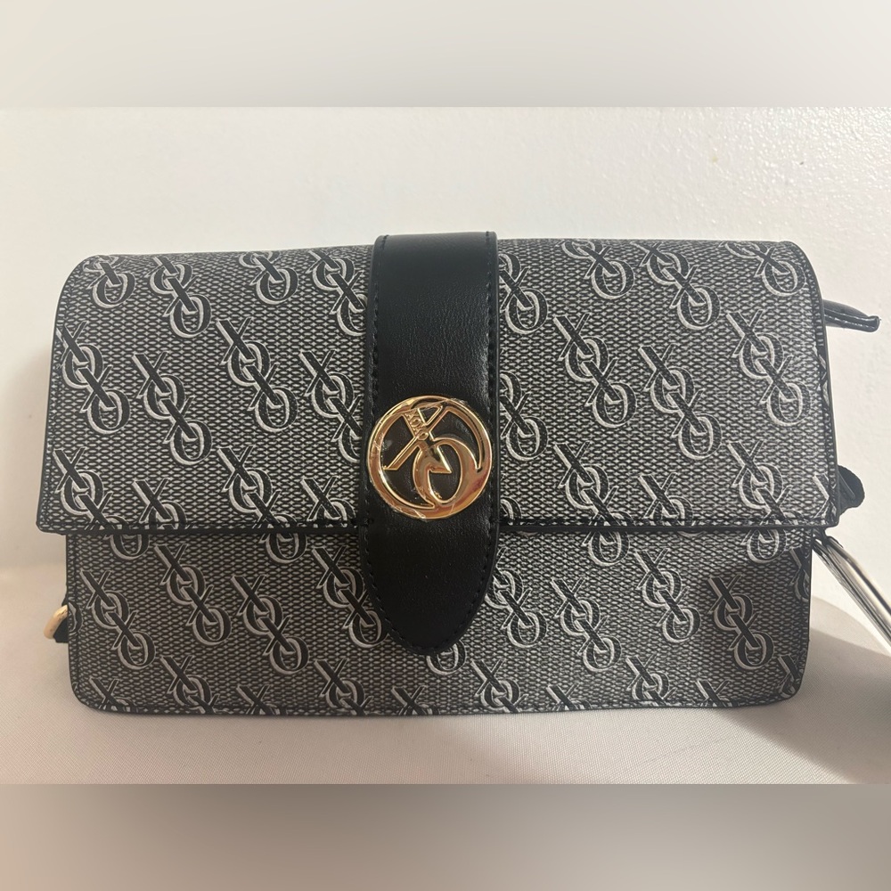 XOXO Black and Gray shoulder bag